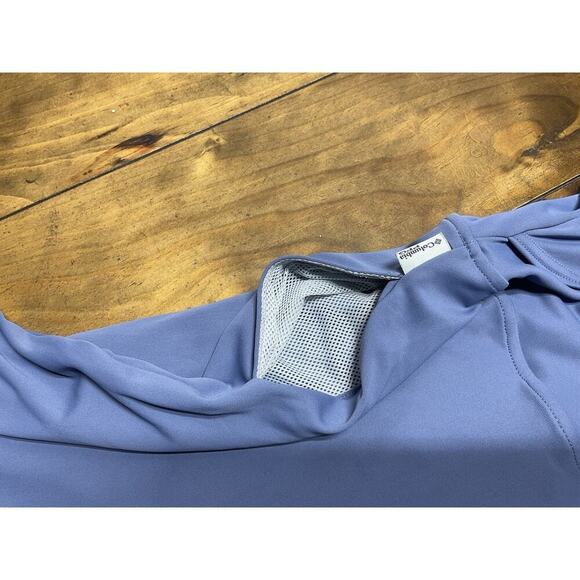 Columbia PFG Tidal Dress Medium Sleeveless Blue Sun Protection Shorts Pockets - Picture 11 of 11